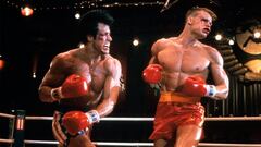 Sylvester Stallone Rocky IV Dolph Lundgren