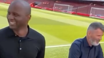 El tenso momento viral entre Roy Keane y Patrick Vieira