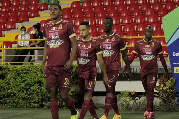 Tolima y Millonarios empataron en el primer encuentro de la final de la Liga BetPlay. Juan Fernando Caicedo marcó en la primera parte del partido, los de Gamero empataron con un tanto Juan Carlos Pereira en la adición.