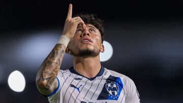  Joao Rojas celebrates his goal 0-1 of Monterrey during the game Mazatlan FC vs Monterrey, corresponding to Round 03 of the Torneo Apertura 2023 of the Liga BBVA MX, at El Kraken Stadium, on July 14, 2023.

<br><br>

Joao Rojas celebrates su gol 0-1 de Monterrey durante el partido Mazatlan FC vs Monterrey, correspondiente a la Jornada 03 del Torneo Apertura 2023 de la Liga BBVA MX, en el Estadio El Kraken, el 14 de Julio de 2023.