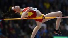 Ruth Beitia supera 1,92 metros en altura y se mete en la final