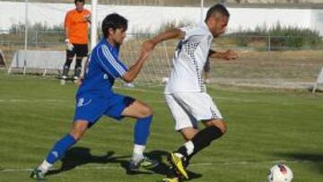 <b>DEBUT. </b>Thiago se estrenó con el Alcorcón marcando un tanto.