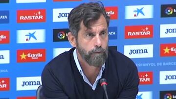 Quique, a un periodista: "¿Te estás riendo o me lo parece?"