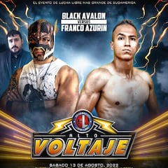 Dos españoles presentes en el evento de lucha libre más grande de Perú