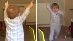 Imperdible la reacción de este niño cuando su equipo anota