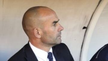 Jémez, durante el partido.