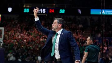 Ibon Navarro, durante el Unicaja - Telekom Bonn.