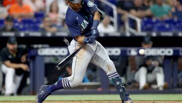 El tercer mejor prospecto de las Grandes Ligas consiguió su primer vuelacercas tras 21 partidos con los Seattle Mariners.