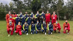 La Selecci&oacute;n Sub-20 en Nairobi. 