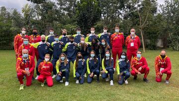 La Selección Sub-20 en Nairobi.