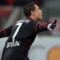 Chicharito ha hecho el 45% de los goles del Leverkusen en la liga