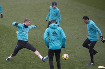 Cristiano Ronaldo, Modric y Keylor Navas.