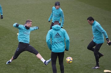 Cristiano Ronaldo, Modric y Keylor Navas. 