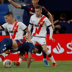 Resumen y goles del Levante vs. Rayo de la Liga Santander
