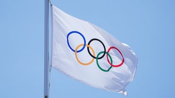 20 July 2021, Japan, Tokyo: An Olympic flag flies at the Beach Volleyball venue ahead of the Tokyo 2020 Olympic Games set to place place between 23 July until 08 August 2021. Photo: Mike Egerton/PA Wire/dpa
20/07/2021 ONLY FOR USE IN SPAIN