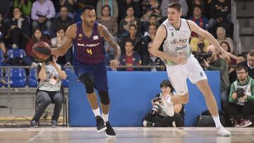 28/10/18 BALONCESTO PARTIDO ACB
 BARCELONA - JOVENTUT
 ADAM HANGA MORGAN