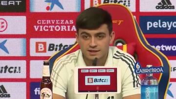 Pedri habla de los pitos que se escucharon en La Cartuja