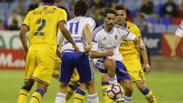 Juan Mu&ntilde;oz, en el partido contra el Alcorc&oacute;n.