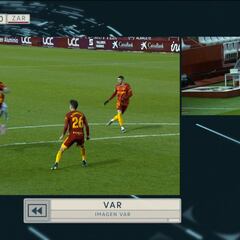 Se va a armar la marimorena allí: el insólito penalti que le han pitado en contra al Zaragoza