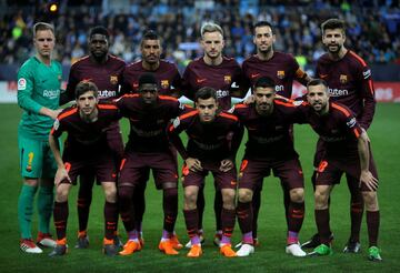 Equipo del Barcelona.