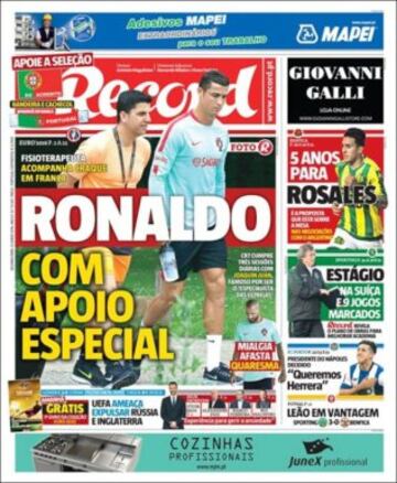 Portadas de la prensa mundial