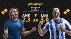 FC Andorra vs. CD Leganés: horario, dónde ver, pronósticos y clasificación