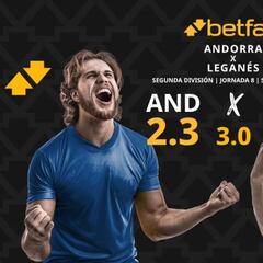 FC Andorra vs. CD Leganés: horario, dónde ver, pronósticos y clasificación