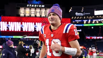 After another dominant Patriots win, the second-year quarterback sits as the clear MVP favorite with rising odds and growing momentum across the league.