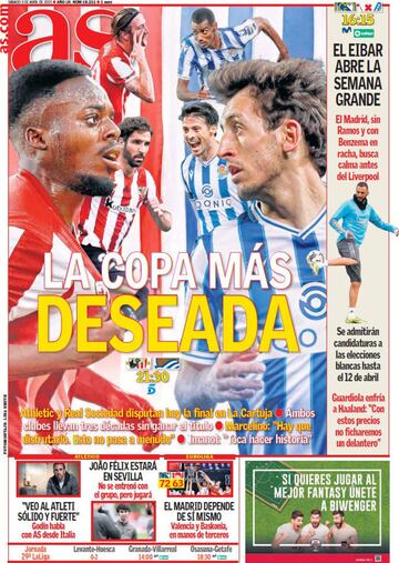 Las portadas de AS de abril