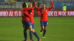 La Roja femenina arrasó contra Costa Rica en Rancagua