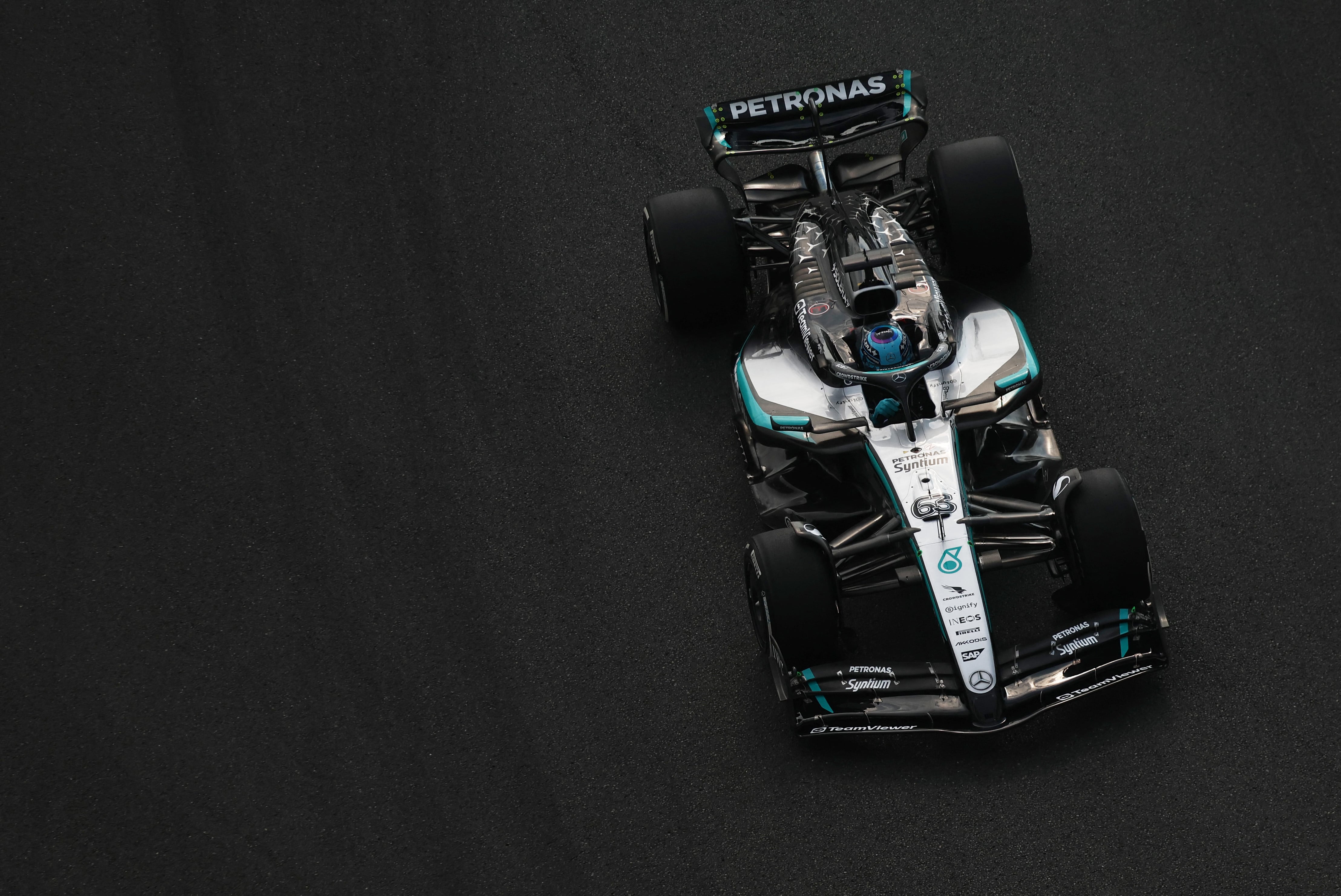 George Russell, en el GP de Abu Dhabi.