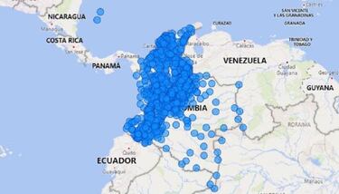 Mapa de casos y muertes por coronavirus por departamentos en Colombia: hoy, 7 de agosto