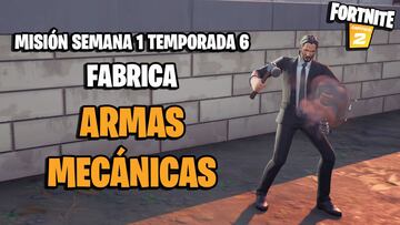¿Cómo fabricar armas mecánicas en Fortnite Temporada 6?