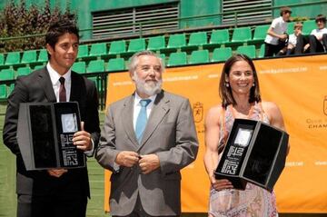 Homenaje a Fernando Verdasco y Vivi Ruano.