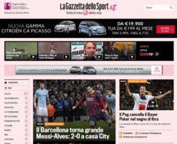 Portadas de la prensa extranjera