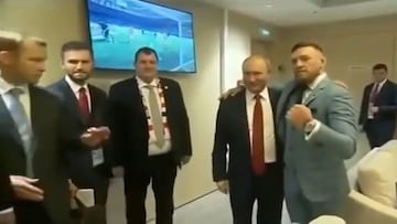 Se hace viral este momento de Putin con McGregor