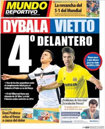 Portadas de la prensa deportiva