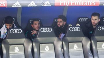 Zidane decidió dejar a Isco en el banquillo y el malagueño no disputó ningún minuto contra el Barcelona.