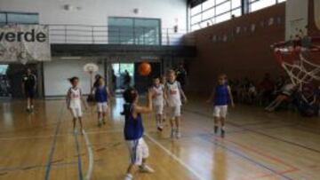 La escuela sociodeportiva del Madrid en Leganés.