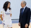 Real Madrid - Atlético: Florentino, en el palco para ver al femenino