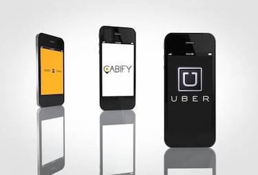 Uber y Cabify, las apps más descargadas tras la huelga del Taxi