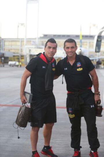 Los albos y su distendido regreso desde El Salvador.