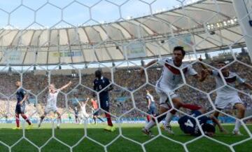 Mats Hummels celebra el 0-1.