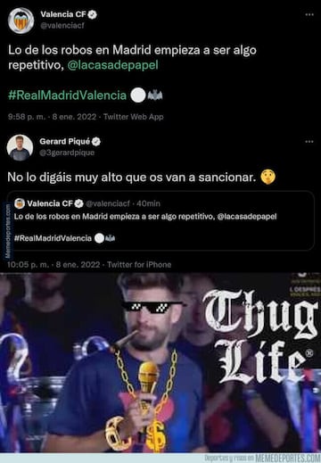 El Barça, el Madrid... Los memes más divertidos de la jornada