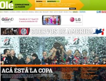 Portadas de la prensa extranjera