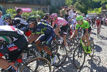 Nairo Quintana y Tom Dumoulin.