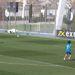 La jugada de Bale en el entreno que el madridismo le pide en los partidos