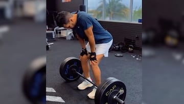 Pese a no tener claro su futuro, el tigre no para su acondicionamiento físico.