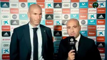 El vídeo de Zidane en zona mixta que revienta internet tras la catástrofe