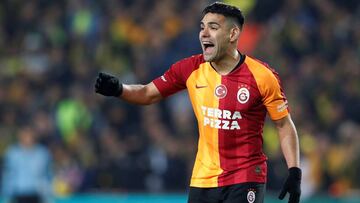 Falcao, en un partido con el Galatasaray.